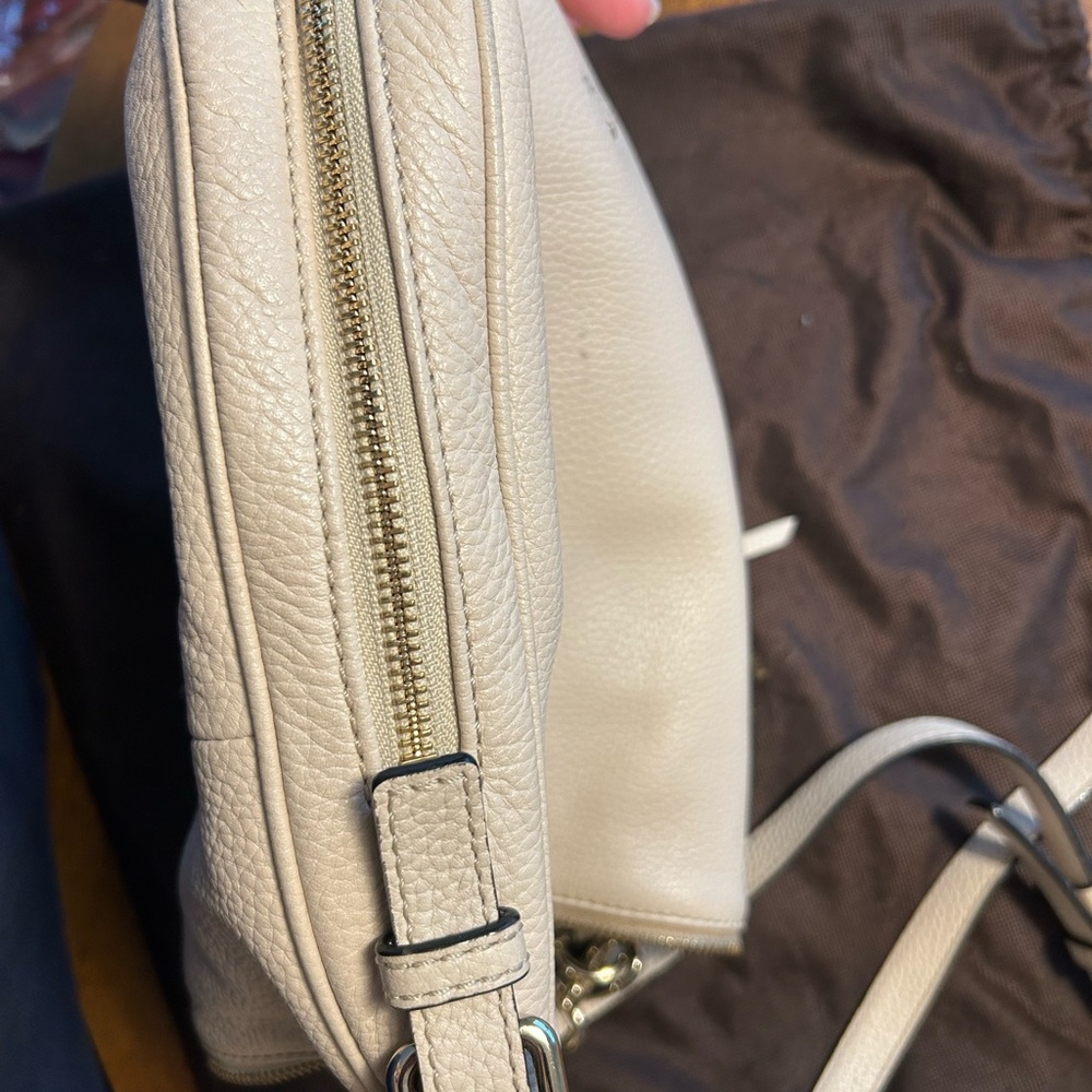 Kate Spade Cobble Hill small Ella leather Satchel/Crossbody Porcelain - Picture 12 of 16